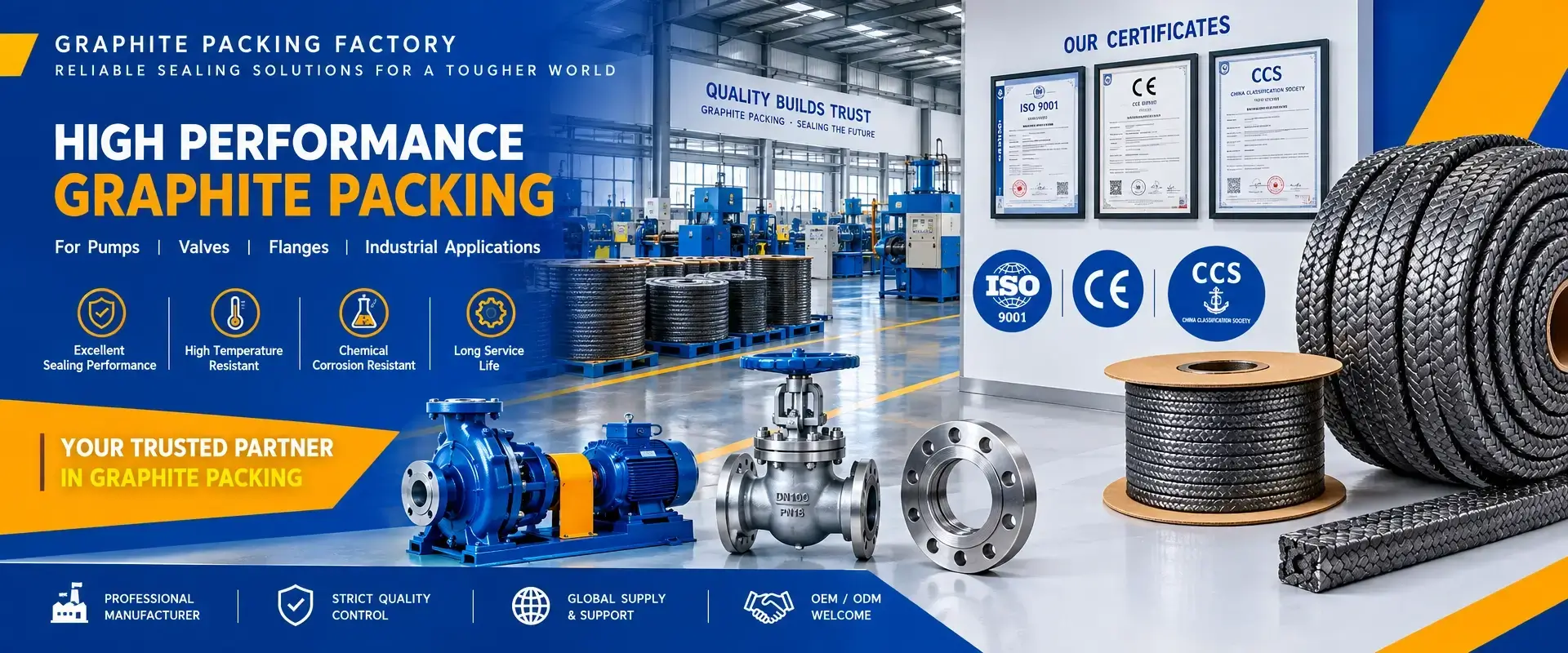 China Gland Packing Factory Direct